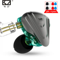 KZ ZSX 5BA 1DD Hybrid Unit In-Ear Earphones HIFI Metal Music Sport Headset KZ ZAX ASX ASF ZS10 PRO AS16 C12 CA16 VX V90 NS9