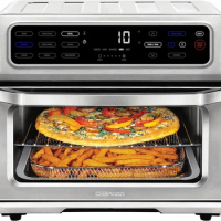 CHEFMAN Air Fryer Toaster Oven XL 20L, Healthy Cooking &amp; User Friendly, Countertop Convection Bake &amp; Broil, 9 Cooking Functions