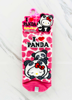 【震撼精品百貨】Hello Kitty 凱蒂貓~日本sanrio三麗鷗 KITTY襪子(23~24CM)熊貓*79847