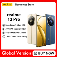 realme 12 Pro Snapdragon® 6 Gen 1 5G Octa-core 6.7" 120Hz OLED Curved Display 8GB+256GB/12GB+512GB 5000mAh Massive Battery