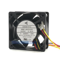 DC24V 0.09A driver cooling Fan 60x60x25mm with 3-wire C2-C3 plug for Mitsubishi drive cooling parts