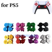 For PS5 Controller Aluminum Metal Bullet Buttons replacement for Playstation 5 Dualshock 5 Accessories