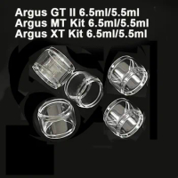 5 Pieces Bubble Glass Tank for Argus GT II 2 Argus MT Kit Argus XT Kit 6.5ml 5.5ml Bulb Fat Glass Container Tank