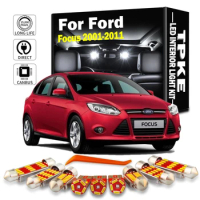 TPKE For Ford Focus 2001 2002 2003 2004 2005 2006 2007 2008 2009 2010 2011 Car Bulbs LED Interior Reading Map Dome Light Kit
