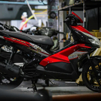 Mẫu Tem Rời Ab 2010 - Màu Đỏ Đen - Chất Liệu Decal 3 Lớp