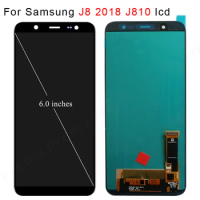 OLED For Samsung Galaxy J8 2018 J810 Screen LCD Display + Touch Screen Screen Adjust Brightness Pancel SM-J810 J810M Replacement