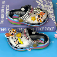 New Cosplay My Melody/Pokémon/Winnie the Pooh shoes with shoe charms, adult non-slip clogs sandals f