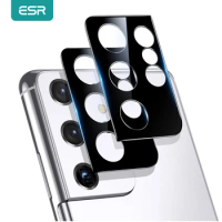 ESR 2PCS Camera Lens Film for Samsung Galaxy S21/S21 Plus/S21 Ultra 5G Tempered Glass for Galaxy S21 Ultra Screen Protector Film