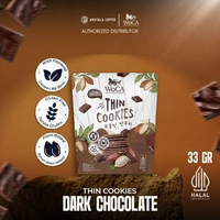 WoCA Thin Cookies Dark Chocolate Pouch 33 Gram