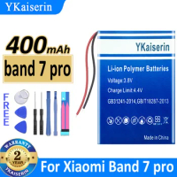 310mah/400mah YKaiserin Battery For Xiaomi Mi Band 1 2 3 4 5 6 7 8 Pro 7Pro 8Pro Bateria
