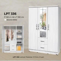 lemari 3 pintu lunar