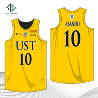 2023 newNORTHZONE UAAP Abando UST Jersey Full Sublimation 3D Print Breathable Vest Summer Basketball