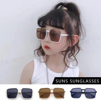 【SUNS】兒童復古半框墨鏡  韓國時尚ins太陽眼鏡  抗UV400