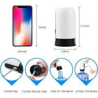 Drinking Fountain Water Bottle Pump Home Garden Automatic Switch One Click Kitchen Dining Room Mini 