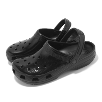 【Crocs】洞洞鞋 Classic High Shine Clog 男鞋 女鞋 黑 經典高光澤克駱格 卡駱馳(209609001)