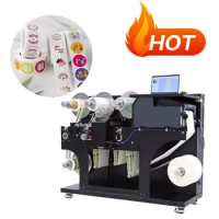 Products subject to negotiationHot sale Automatic Digital Roll Label Cutting Machine Sticker Label Die Cut Machine Roll to Roll