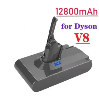 100% Original DysonV8 12800mAh 21.6V Battery for Dyson V8 Absolute /Fluffy/Animal Li-ion Vacuum Cleaner rechargeable Battery