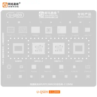 U-QSD9 BGA Reballing Solder Template Stencil For Snapdragon 865/870/MSM8250/PM8250/8150/QCA6391/SDX55M/SDR865