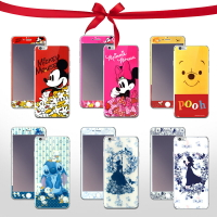 正版授權 迪士尼 Disney Apple iPhone 6 / 6S (4.7吋)鋼化玻璃保護貼 正+反 /強化/高透/仙杜瑞拉/白雪公主/維尼/米奇/米妮/史迪奇/醜丫頭