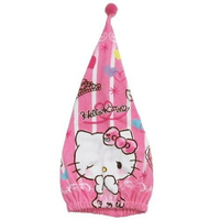 Hello Kitty 絨毛 浴帽 睡帽 毛巾帽 三麗鷗 凱蒂貓 KT 日貨 正版 授權 J00012553