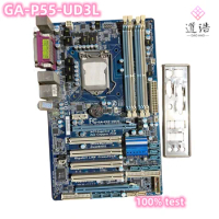 For Gigabyte GA-P55-UD3L Motherboard 16GB USB2.0 LGA 1156 DDR3 ATX P55 H55 Mainboard 100% Tested Fully Work