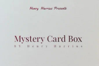 Mystery Card Box by Henry Harrius -Magic tricks