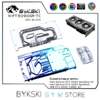 Bykski GPU Active Backplate Block For Palit RTX 3090 GameRock / Maxsun 3090 TURBO JET,VRAM Radiator Water Cooler N-PT3090GR-TC