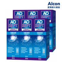 Alcon 愛爾康 AO耶歐雙氧隱型眼鏡保養液360ml x6瓶組(保養液.隱形眼鏡藥水)