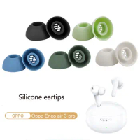 Silicone Eartips For OPPO Enco Air3 Pro Bluetooth Headphone Sleeve Soft Ear Caps Enco Air3 Pro Noise Reduction Ear Plug Sleeve
