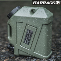 BARRACK09 軍風儲水桶/硬派露營水桶/飲用水桶 10L 軍綠 BA060003