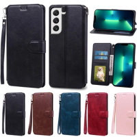 For Samsung S22 Ultra Plus Case Wallet Leather Flip Case Back Cover For Samsung Galaxy S 22 S22Ultra S22+ Magnetic Book Fundas