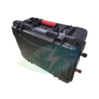 Waterproof 12V 200AH lithium ion battery with USB ports ABS case for inverter Forklift golf cart UPS AGV +10A Charger