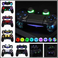 EXtremeRate Multi-Colors Luminated D-Pad Thumbstick Trigger Face Buttons DTFS (DTF 2.0) LED Kit สำหรับ Ps4 Slim Pro Controller