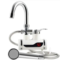 3000W Tankless Water Heater Faucet Shower Instant Water-Heater Electric Tap Heating Instant Hot Water For Kitchen Bathroom