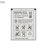 Ciszean 1x BST-33 Phone Replacement Battery For K530 K790 K790i K790C K800 K800i K810i K818C W595C T700 C702 G705 V800 950mAh