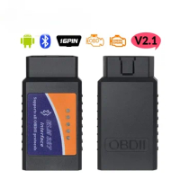 V2.1 OBD mini ELM327 OBD2 Bluetooth Auto Scanner OBDII 2 Car ELM 327 Tester Diagnostic Tool for Android Windows Symbian