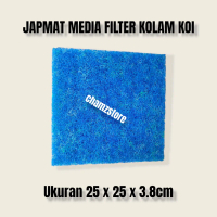 japmat media filter kolam aquarium 25 x 25 cm original import filter mat / japmat