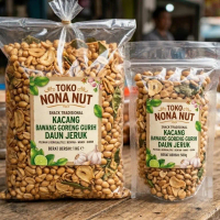 kacang bawang goreng gurih daun jeruk Camilan Snacks