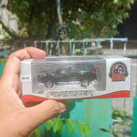 diecast miniatur mobil Toyota Fortuner 1/64 miniscale mini scale sealed segel BMC hitam black