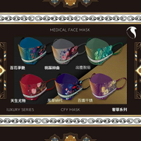 久富餘KF94韓版4D四層立體醫療口罩-雙鋼印-奢華系列-任選色5片/盒X4
