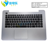 US English Laptop Keyboard Silver Palmrest For ASUS R455 F455 W419L Y483C X455LF X455 WA X455WE X455LDB X455DG 90NB08L2-R31US0
