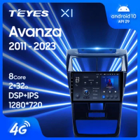 TEYES X1 For Toyota Avanza F650 2011 - 2023 Car Radio Multimedia Video Player Navigation GPS Android 10 No 2din 2 din dvd