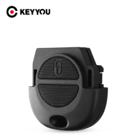 KEYYOU Remote Car Key Shell Case For Nissan Primera Micra Terrano Almera X Trail 2 Buttons Replacement Car Key Fob Cover