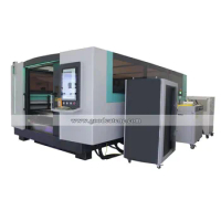 6000W 1530 CNC Fiber Laser Cutting Machine with Cover for Carbon Steel