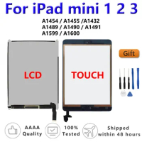 OEM pantalla LCD Touch Screen For Apple iPad Mini 1 2 3 A1599 A1489 A1432 Assembly Digitizer Front Glass Display Replace