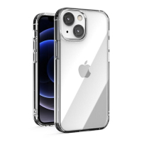 強強滾p-JTL iPhone 13 mini (5.4＂) 雙料減震保護殼-透明