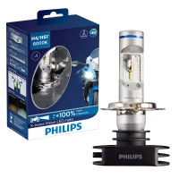 Philips 飛利浦照明 H4/HS1 6000K 鐳神光 機車頭燈燈泡(X-Treme Vision LED moto)
