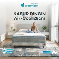 Quantum Dreambox Kasur Dingin Air-Cool 28cm / Cooling Mattress / Pocket Spring Bed Vakum 120 x 200