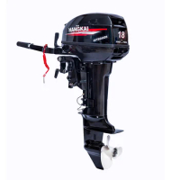 Two-stroke 18hp gasoline outboard engine thruster outboard engine marine engine rubber boat