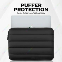 Puffy Tablet Sleeve bag for Samsung Galaxy Tab S9 S8 Ultra 14.6 Inch Macbook Pro 14 13 Zipper Pouch Bag Cover for iPad Pro 11